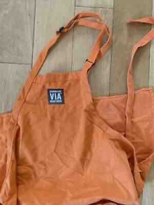 Starbucks VIA Ready Brew Rare hot Barista Orange Apron