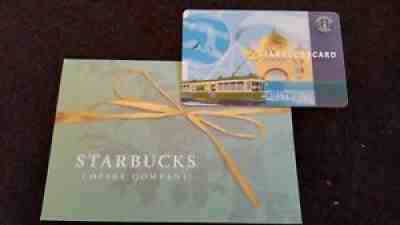 STARBUCKS 2007 Australia MELBOURNE Gift Card w/Rare All Tied Up Sleeve MINT USA! - Sold on eBay Aug 02, 2021 for $12.50