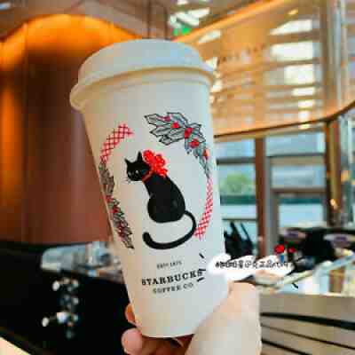 2021 Starbucks Cup Cute Dress Up Black Cat Model Plastic Drinking Cup Girl Gift - Sold on eBay Aug 12, 2021 for $23.99