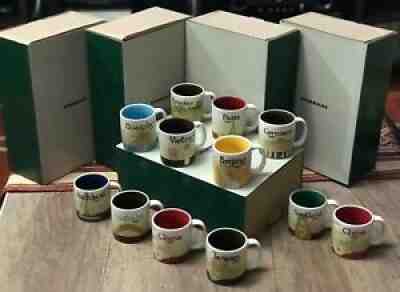 Set of 6 Starbucks 3oz Coffee Mugs boxed for gifts, to choose 6 from 19 designs - Sold on eBay Jul 18, 2021 for $39.00