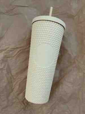 Starbucks Korea Summer Joy Butter Yellow Studded Cold Cup 24oz Limited Ed 2021 - Sold on eBay Sep 14, 2021 for $54.00