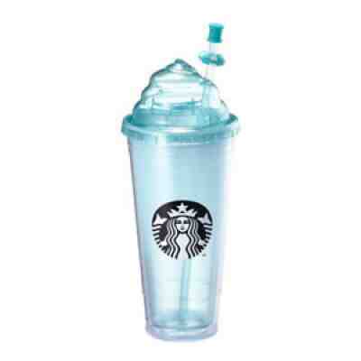 Starbucks Korea 2018 Summer Light Blue Whipping Cream Cold Cup 591ml - Sold on eBay Aug 15, 2021 for $69.99