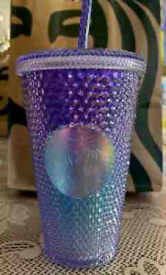 Starbucks Blue Ombre Studded Cold Cup Tumbler Grande 16oz Mermaid Summer 2021 - Sold on eBay Jun 25, 2021 for $39.00