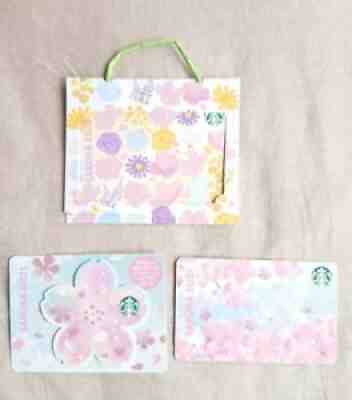 Set of 3 Japan Sakura Bloom Flower Cherry Blossoms Starbucks Card 2021 PIN Uncut - Sold on eBay Aug 28, 2021 for $25.50