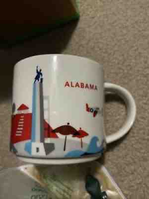 Starbucks ALABAMA You Are Here collection cup mug - Sold on eBay Jul 06, 2021 for $8.00