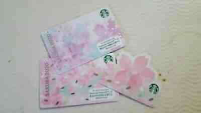 SAKURA TIME! STARBUCKS Japan SAKURA 2020 3 Gift Card Set w/One Sleeve US Seller - Sold on eBay Jul 26, 2021 for $9.25