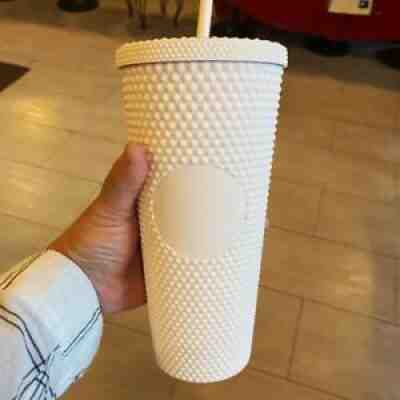 Starbucks 2021 christmas Diamond Matte Pink Studded Tumbler Glass Straw Cup FREE - Sold on eBay Jul 31, 2021 for $36.79
