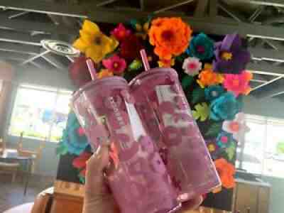 Starbucks Summer 2021 Glass Pink Leopard Cheetah Print Cold Cup Tumbler 18oz - Sold on eBay Jul 18, 2021 for $40.00