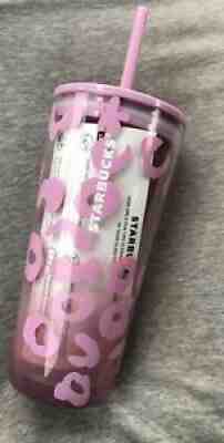 Starbucks Summer 2021 Glass Pink Leopard Cheetah Print Cold Cup Tumbler 18oz NEW - Sold on eBay Aug 29, 2021 for $50.00