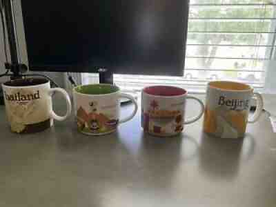 Starbucks Mugs, Thailand, Tennessee, Las Vegas, Beijing - Sold on eBay Aug 29, 2021 for $40.00