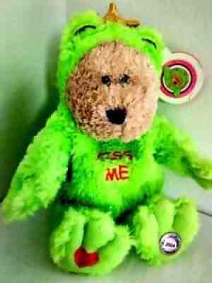 STARBUCKS BEARISTA 29th Edition Teddy Bear 2004 KISS ME FROG Plush Green - Sold on eBay Jun 27, 2021 for $13.00