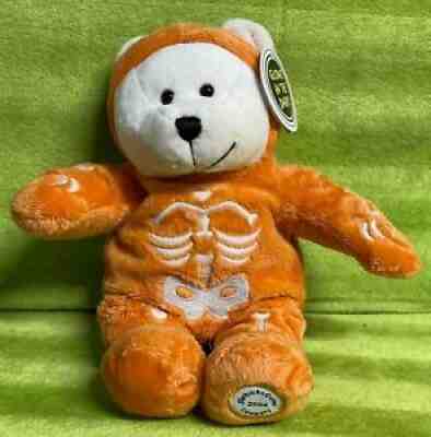 2004 Starbucks Coffee Bearista Bear 35th Edition Orange Glow Skeleton Costume - Sold on eBay Sep 14, 2021 for $35.99