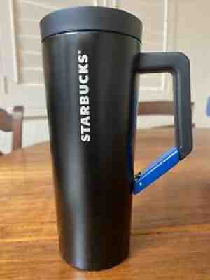 Starbucks Black Vacuum Stainless Steel Tumbler Clip Handle 16 OZ Travel Mug - Sold on eBay Aug 02, 2021 for $14.50
