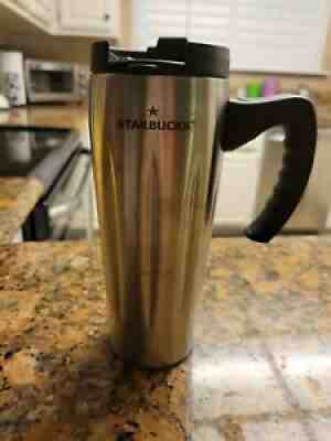 Starbucks Barista 2004 Stainless Steel Aroma Solo Tumbler With Handle, 16 oz. - Sold on eBay Jul 03, 2021 for $5.00