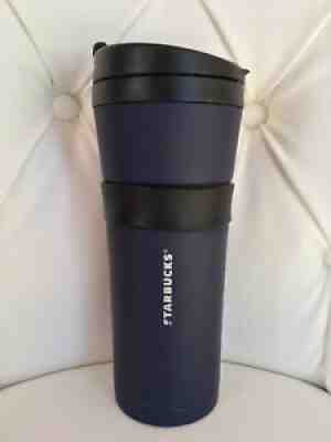 RARE Starbucks Matte Navy 16 oz Tumbler Stainless Steel Travel Cup Mug Blue - Sold on eBay Jun 26, 2021 for $17.99