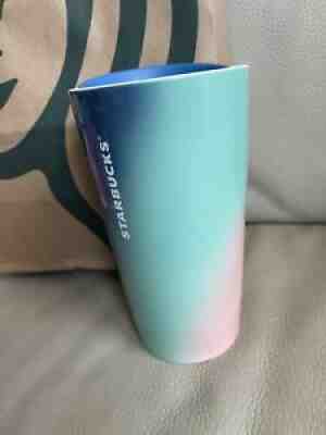 Starbucks ombre ceramic travel mug,12 oz,summer 2021,Limited edition - Sold on eBay Jun 19, 2021 for $16.50