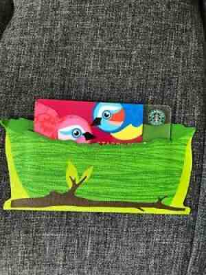 Starbucks Gift Card -- Love Birds 2005 -- Old logo -- with decorative sleeve - Sold on eBay Jul 24, 2021 for $6.95