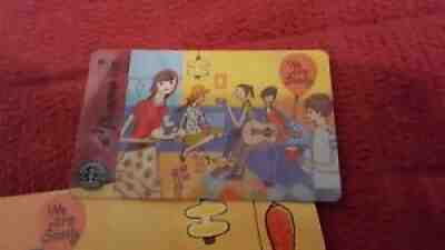 MEGA-RARE Starbucks Taiwan We Are Family Gift Card w/Decorative Matching Sleeve - Sold on eBay Jun 25, 2021 for $63.50