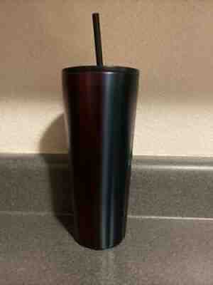 Starbucks Fall 2021 Scalloped Metallic Stainless Steel Tumbler Venti - Sold on eBay Aug 24, 2021 for $50.00