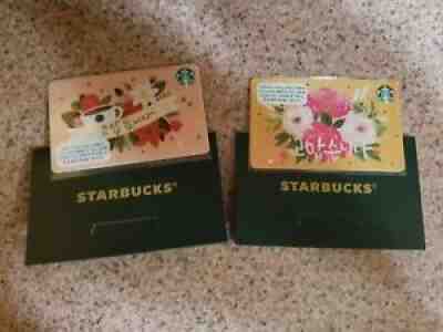 STARBUCKS Set Annual 2020 & 2021 KOREA Thank You Gift Cards w/Sleeves US Seller - Sold on eBay Jul 12, 2021 for $7.00