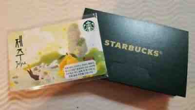 HTF! LIMITED Starbucks Korea 2020 Jeju Gift Card w/NEW Korea Sleeve US Seller - Sold on eBay Jun 22, 2021 for $7.01