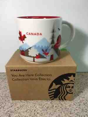 NIB Starbucks Canada "You Are Here" Series 2018 Collection Coffee Tea Mug 14 oz - Sold on eBay Aug 27, 2021 for $15.50