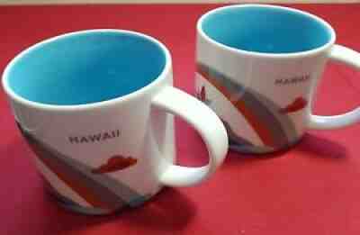 Starbucks You Are Here Collection Mugs 14 oz. 2013 Hawaii Set of 2 - Sold on eBay Jul 16, 2021 for $14.99