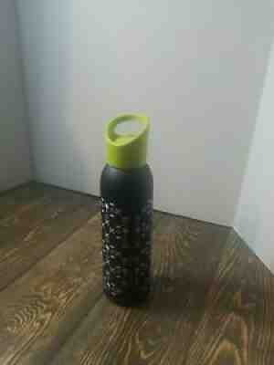 Starbucks Coffee Metal Water Bottle 2008 Black with Palm Tree Designs 24 fl oz - Sold on eBay Sep 13, 2021 for $9.99