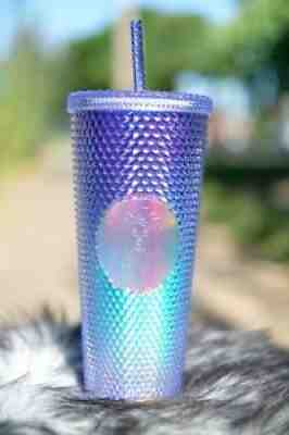 NEW Starbucks BLUE OMBRE BLING Studded Cold Cup Tumbler 24oz Summer 2021 - Sold on eBay Jun 29, 2021 for $71.00