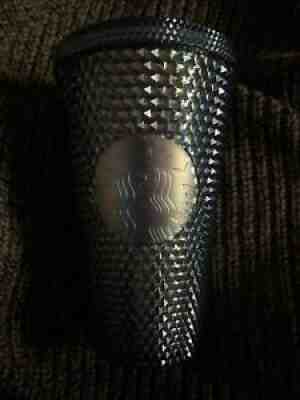 Starbucks Fall 2020 Grande Iridescent Studded Tumbler, 16oz - Black (No Straw) - Sold on eBay Sep 15, 2021 for $42.00