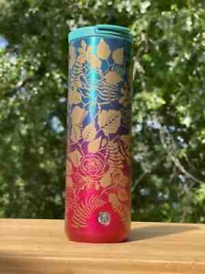 Starbucks Fall 2020 Hot Blue/Purple Roses 16oz Vacuum Insulated Tumbler NEW - Sold on eBay Jul 26, 2021 for $42.00