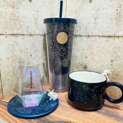 Starbucks Hong Kong Reach the sky Starry Night Bunny Mug Tumbler - Sold on eBay Sep 13, 2021 for $39.00