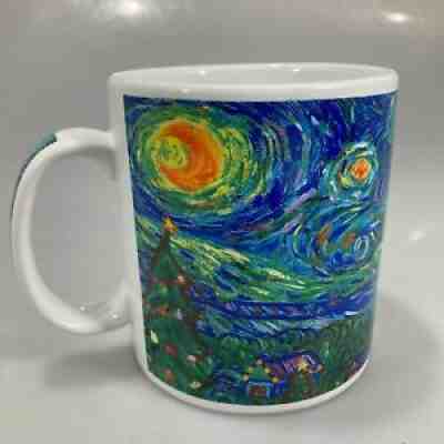 Starbucks Van Gogh Christmas Tree Starry Night Holiday Coffee Mug 16 oz 2000 - Sold on eBay Jul 19, 2021 for $29.25