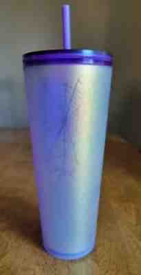 Starbucks 2021 Purple and White Spiderweb Halloween Tumbler 24oz - Sold on eBay Sep 11, 2021 for $250.00