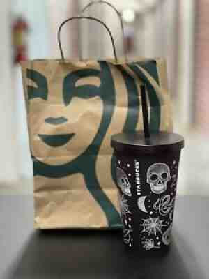 RARE Starbucks Halloween Collection 2019 Skull 16 Oz Tumbler Purple/Black - Sold on eBay Sep 14, 2021 for $249.95