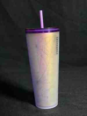Starbucks 2021 Purple and White Spiderweb Halloween Tumbler 24oz - Sold on eBay Sep 14, 2021 for $175.00