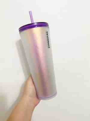 Starbucks 2021 Purple and White Spiderweb Halloween Tumbler 24oz - Sold on eBay Sep 10, 2021 for $168.00