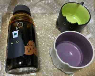 2020 STARBUCKS JAPAN Halloween Black White Stacking Mug Cats Bottle Limited f/s - Sold on eBay Jul 27, 2021 for $149.00