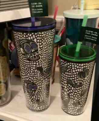 Starbucks 2020 Halloween Glow In The Dark Set 24oz Venti & 12oz Tall Tumbler - Sold on eBay Aug 20, 2021 for $110.00