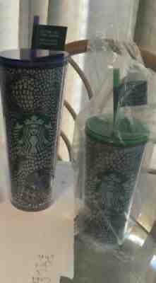STARBUCKS HALLOWEEN 2020 BUNDLE Venti Cups Glow In Dark New 24OZ & 12OZ NEW - Sold on eBay Sep 06, 2021 for $100.00