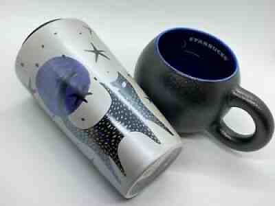 Starbucks Halloween Fall 2020 Black Cat Pearl Travel Mug & Cauldron Mug Set NWT! - Sold on eBay Sep 15, 2021 for $75.00