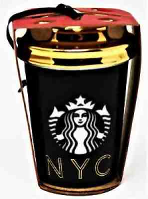 Starbucks 2015 NYC Holiday Christmas Ornament Coffee Mug Cup NEW YORK CITY RARE - Sold on eBay Aug 01, 2021 for $18.74