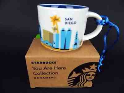 New Starbucks San Diego You Are Here Christmas Tree Ornament YAH Mini 2 oz Mug - Sold on eBay Aug 03, 2021 for $19.95