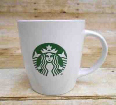 STARBUCKS Coffee Mug Tea Cup 12 oz / 354 ml White Ceramics Green Siren Mermaid - Sold on eBay Jul 18, 2021 for $6.99