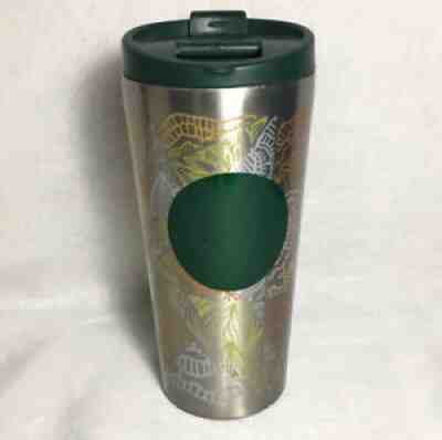2014 Starbucks Coffee Stainless Steel Tumbler Green Dot 16oz With Lid - Sold on eBay Jul 03, 2021 for $12.80