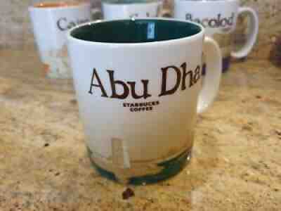 Starbucks ABU DHABI UAE Icon Series Mug MIC, new w SKU, 16 oz Discontinued - Sold on eBay Jun 23, 2021 for $25.95
