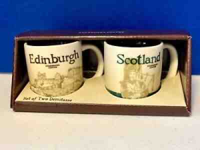 Starbucks Edinburgh & Scotland 2013 Demitasse Set Espresso Coffee 3 oz Mug Cup - Sold on eBay Sep 16, 2021 for $22.50