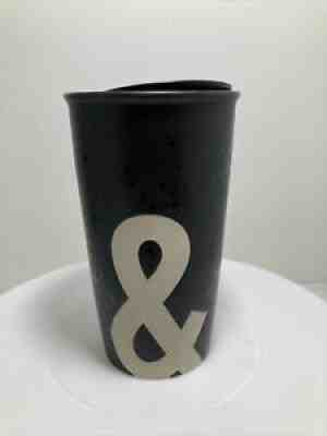 Starbucks Matte Black Splatter Ampersand & Ceramic Tumbler Traveler Mug 12oz - Sold on eBay Jul 29, 2021 for $24.95