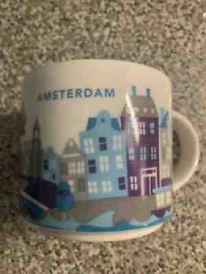 2018 Starbucks You Are Here Collection Amsterdam 14 Oz Coffee Mug Cup - Sold on eBay Sep 09, 2021 for $23.81