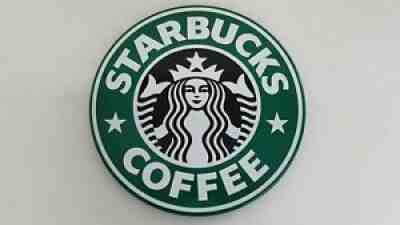 STARBUCKS COFFEE Enameled Metal Logo Sign 15" Round Wall Hanging dr - Sold on eBay Jul 20, 2021 for $153.50
